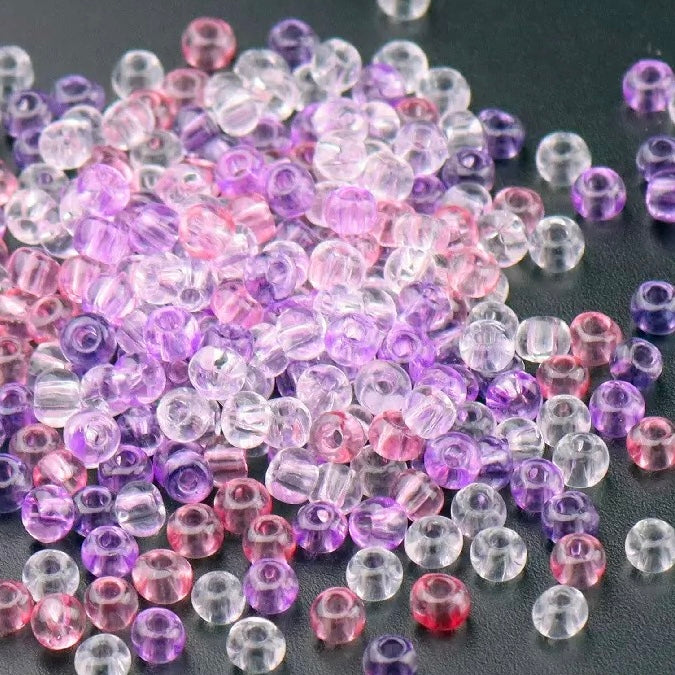 [開封] NEW.3.6mm 填充小配珠、迷你通孔串珠、DIY 手作间隙点缀珠子