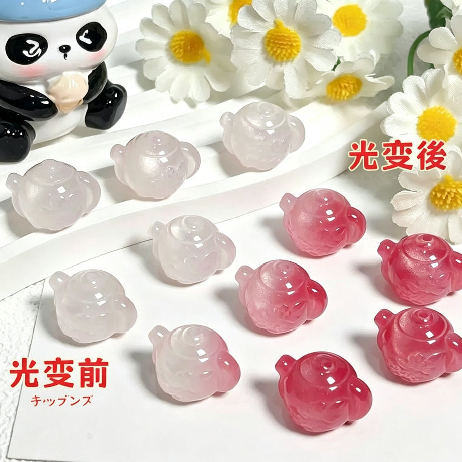 [開封] NEW.レジンアクセサリーパーツ ブレスレット・チャーム素材