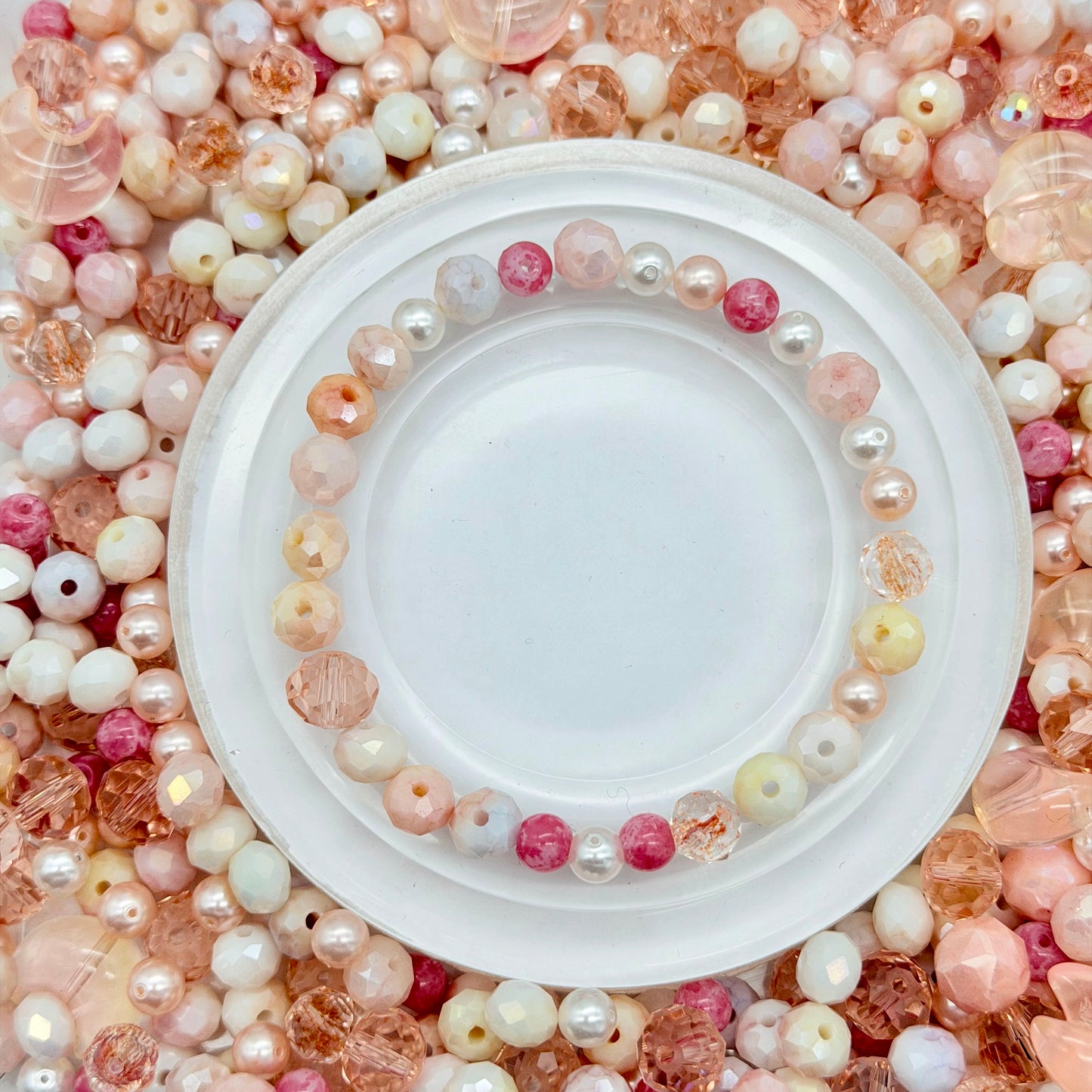 [開封] NEW.高品質ブレスレット素材 レジン・瑠璃・アクリル混合