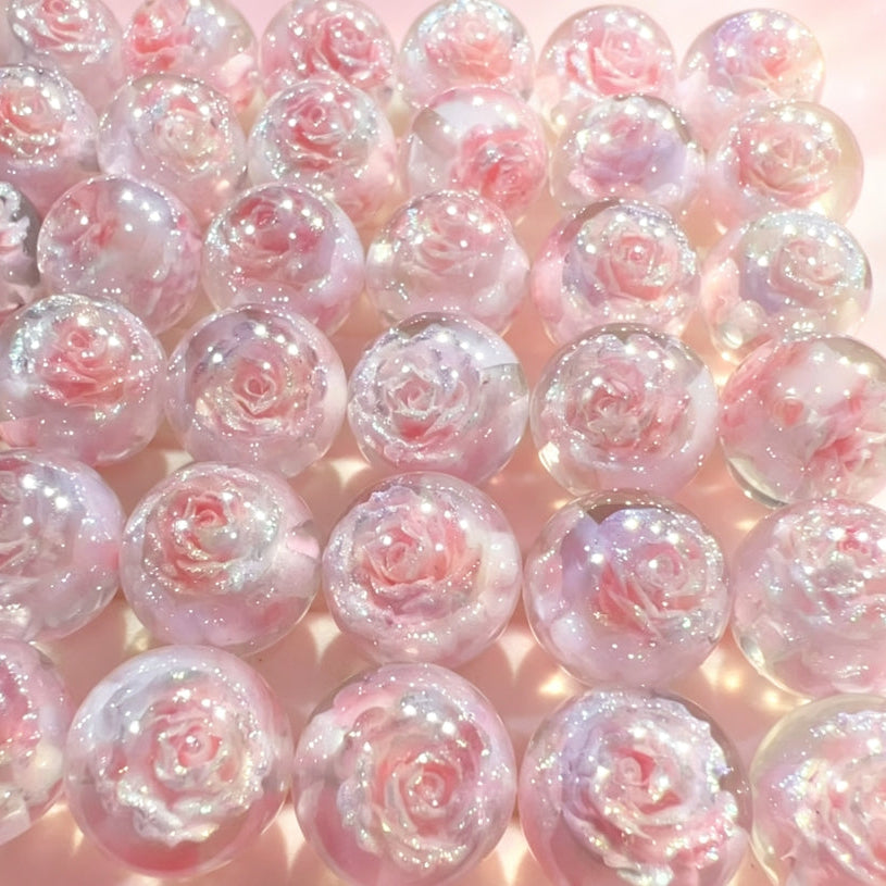 [開封]NEW.約 25mm 特大レジンビーズ