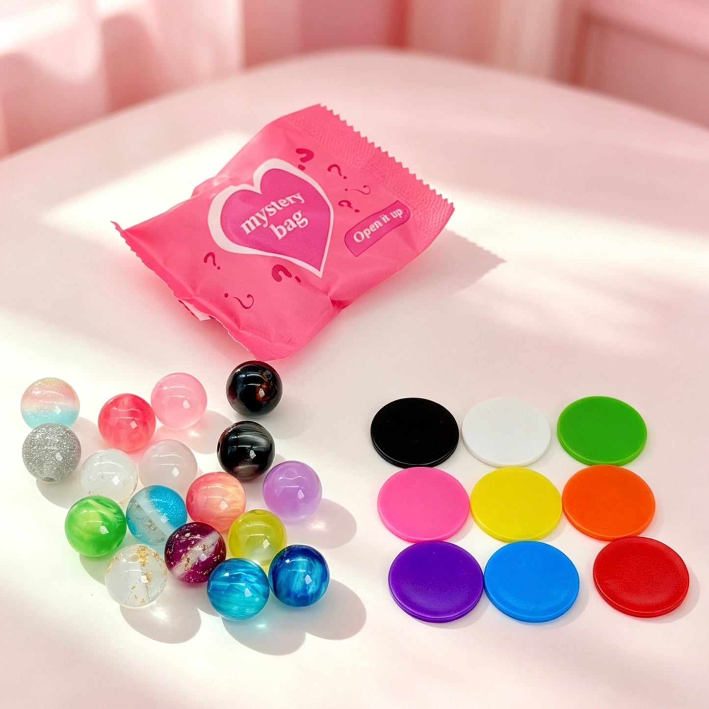 [開封] NEW.約 16mm レジン丸玉 100 種類以上