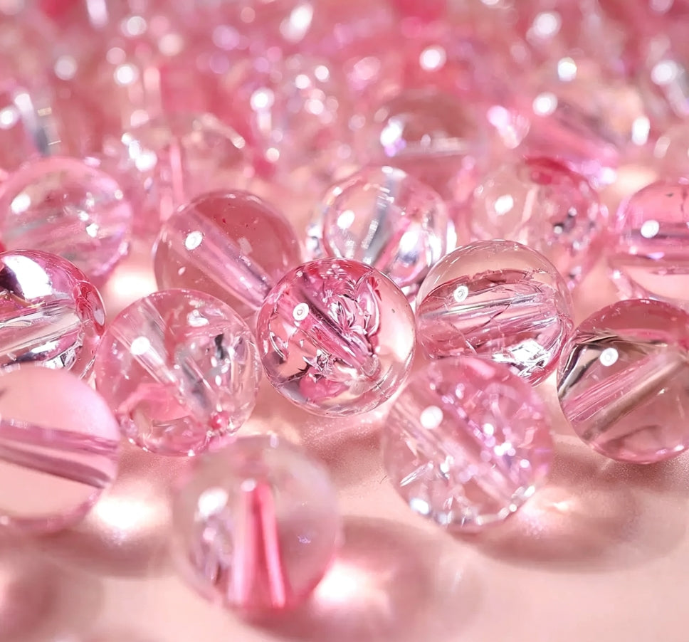 [開封] NEW.クラックまたは多面カット砕玉風ビーズ　DIY アクセサリーパーツ