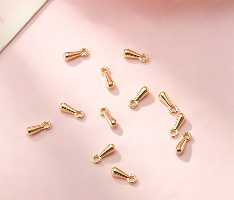 [開封] NEW.ビーズアクセサリー自作用基礎金具セット、丸ピン・T ピン・開閉カン・丸カンなど各種パーツ入り、カーチャーム・ブレスレット・キーホルダー作りに最適