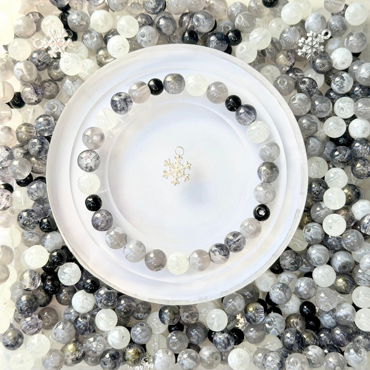 [開封] NEW.高品質ブレスレット素材 レジン・瑠璃・アクリル混合