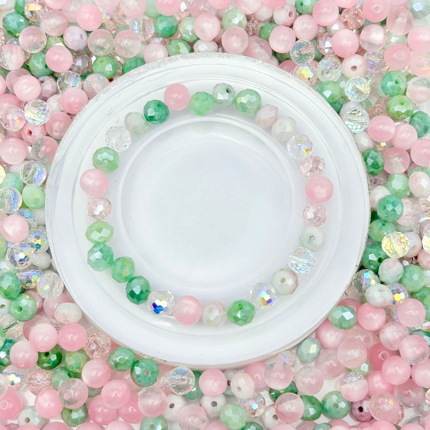 [開封] NEW.高品質ブレスレット素材 レジン・瑠璃・アクリル混合