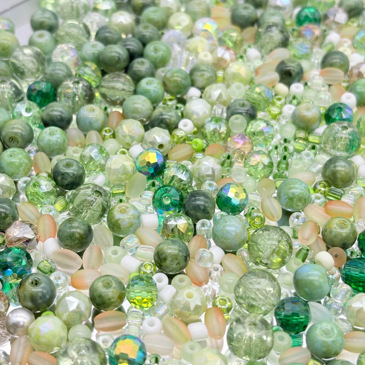 [開封] NEW.高品質ブレスレット素材 レジン・瑠璃・アクリル混合