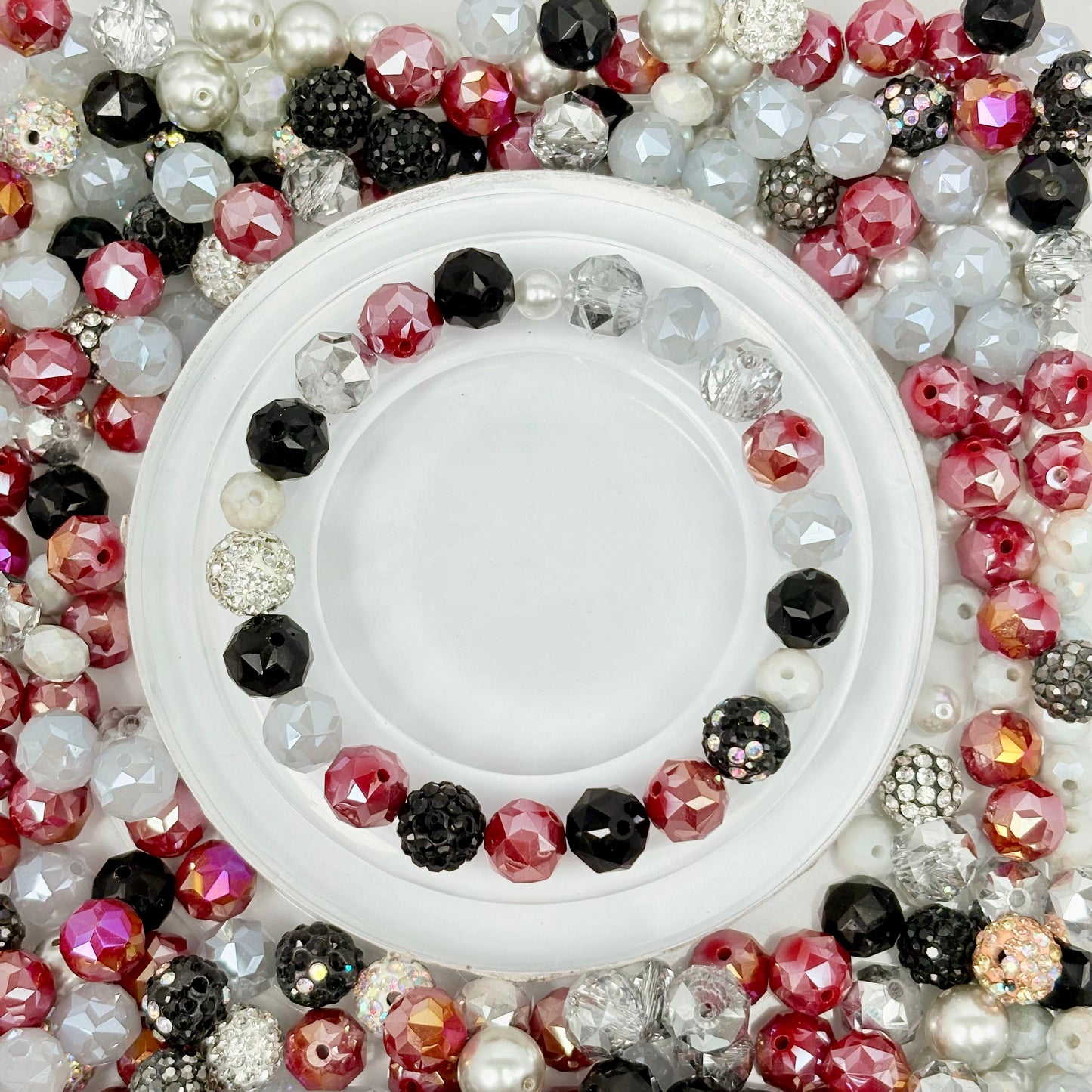 [開封] NEW.高品質ブレスレット素材 レジン・瑠璃・アクリル混合