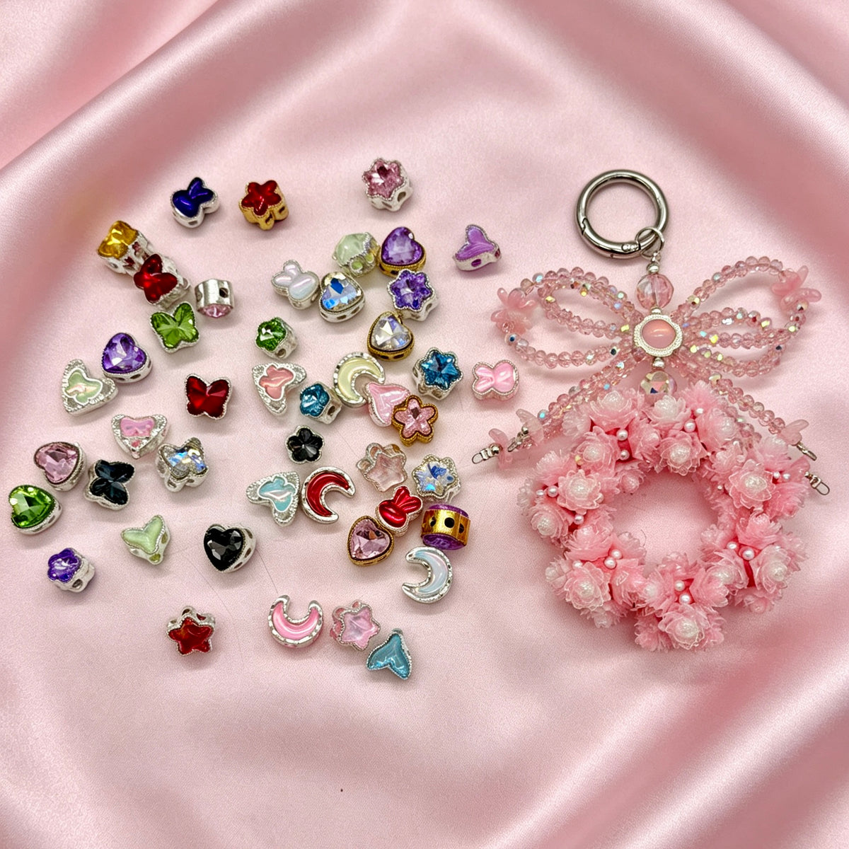 [開封]小型サイズ 両面合金マルチホールビーズ DIY アクセサリーパーツ