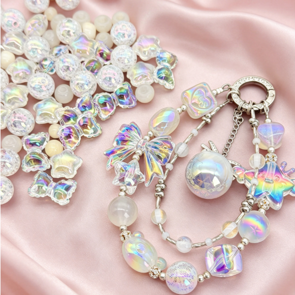 [開封]NEW.アクリルミックスビーズ サイズ・デザイン豊富